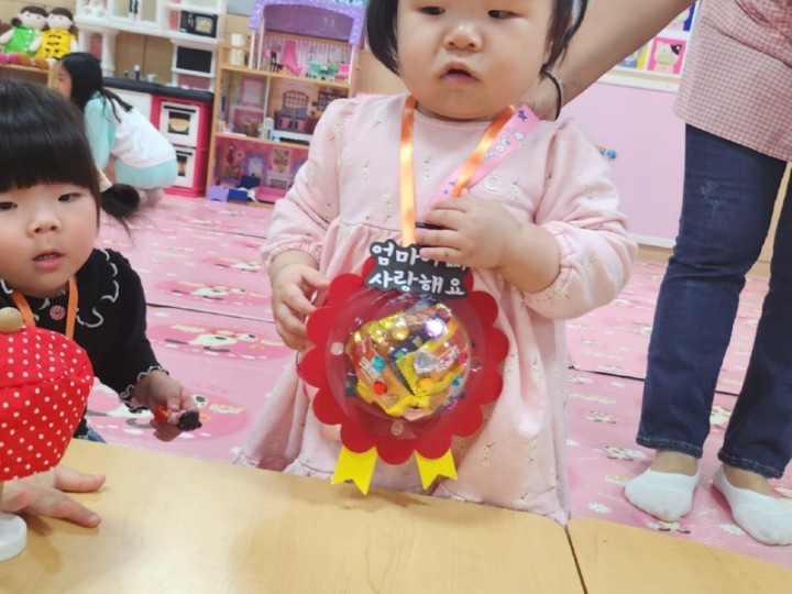 어버이주일 사탕목걸이 만들기