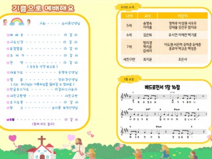2025년 1월 12일 주보